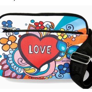 Brighton Power of Love colorful crossbody belt bag new without tags